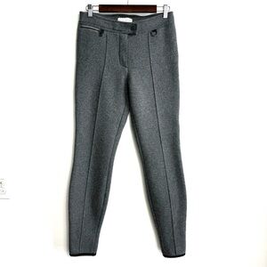 Erin Snow Jes Size 6 Pants in Gray Slim Leg Ski Pant Wool Blend Active